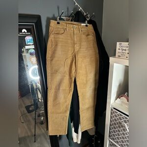 NWT american eagle corduroy mom straight jean